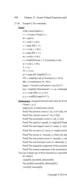 Thomas Calculus 13th [Solutions]