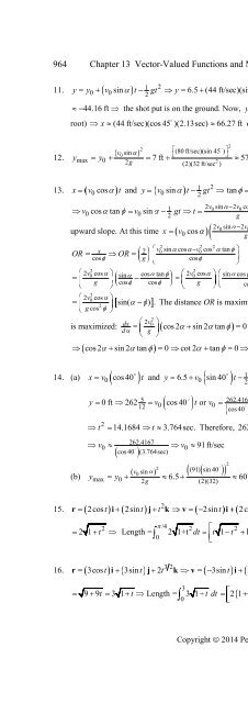 Thomas Calculus 13th [Solutions]