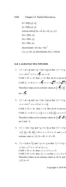 Thomas Calculus 13th [Solutions]