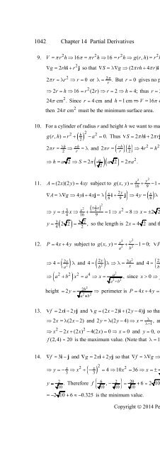 Thomas Calculus 13th [Solutions]