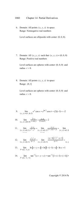 Thomas Calculus 13th [Solutions]