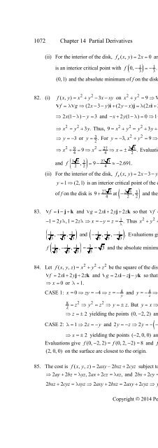 Thomas Calculus 13th [Solutions]