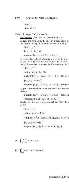 Thomas Calculus 13th [Solutions]