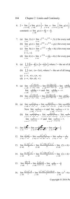 Thomas Calculus 13th [Solutions]