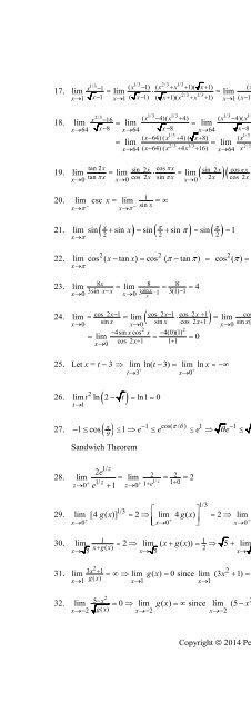 Thomas Calculus 13th [Solutions]