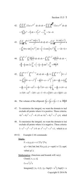 Thomas Calculus 13th [Solutions]