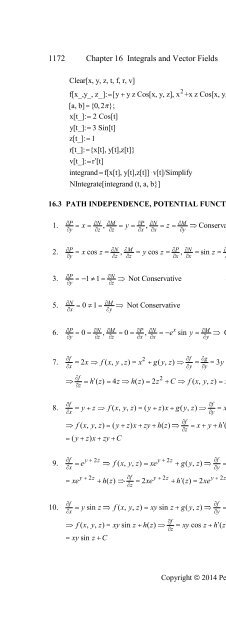 Thomas Calculus 13th [Solutions]