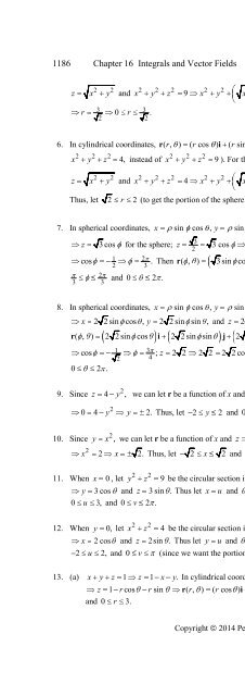 Thomas Calculus 13th [Solutions]