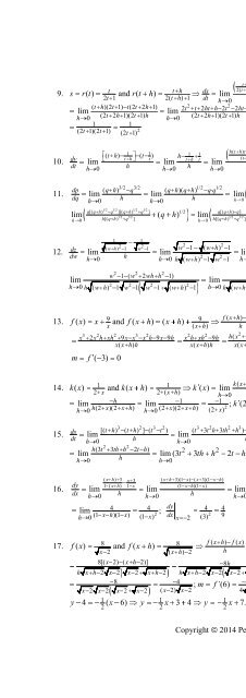 Thomas Calculus 13th [Solutions]