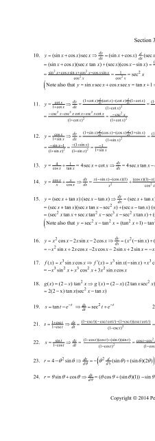 Thomas Calculus 13th [Solutions]