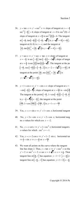 Thomas Calculus 13th [Solutions]