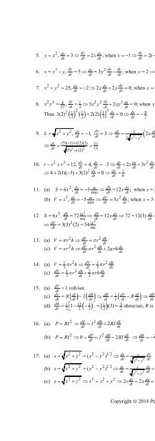 Thomas Calculus 13th [Solutions]