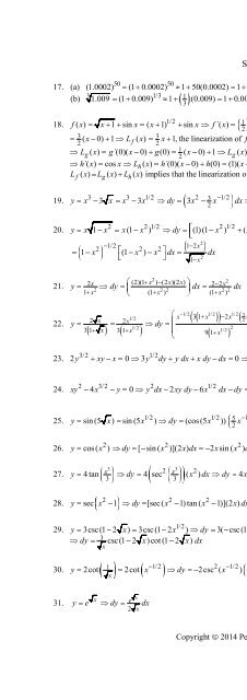 Thomas Calculus 13th [Solutions]