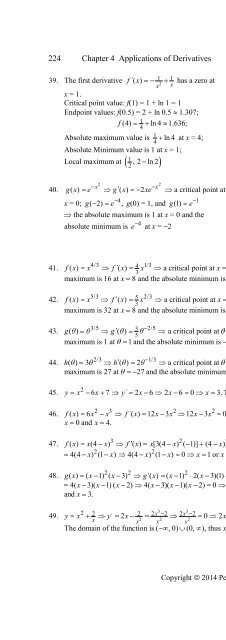 Thomas Calculus 13th [Solutions]