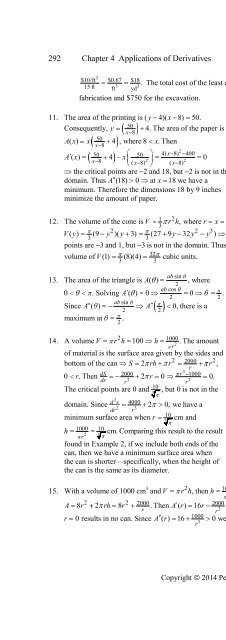 Thomas Calculus 13th [Solutions]