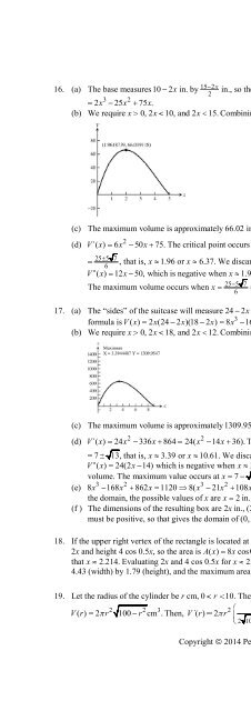 Thomas Calculus 13th [Solutions]