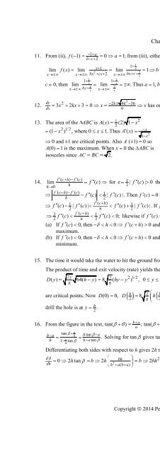 Thomas Calculus 13th [Solutions]