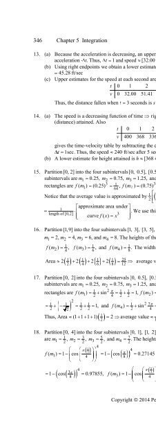 Thomas Calculus 13th [Solutions]