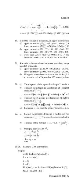 Thomas Calculus 13th [Solutions]