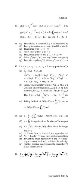 Thomas Calculus 13th [Solutions]