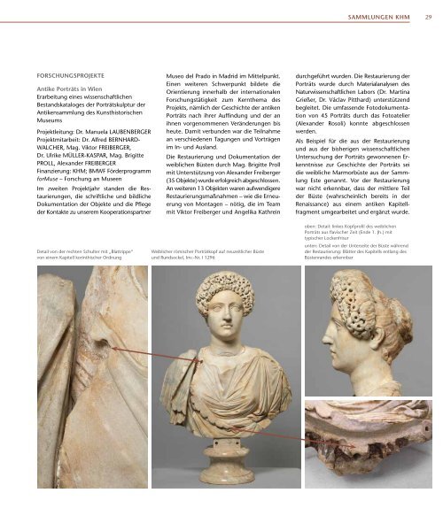 Jahresbericht 2011 - Presse - Kunsthistorisches Museum Wien