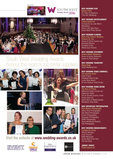 Dream Weddings Magazine - Devon & Cornwall (issue 26)