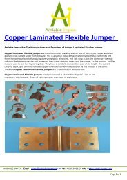 Copper Laminated Flexible Jumper Manufacturer