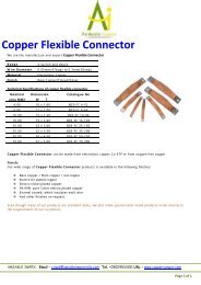 Copper Flexible Connector Manufacturer