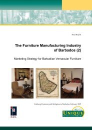 The Furniture Manufacturing Industry of Barbados - Caribbean ...