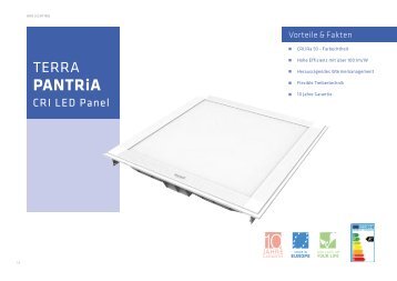 TERRA PANTRiA CRI - Produktblatt