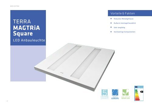 TERRA MAGTRiA Square - Produktblatt