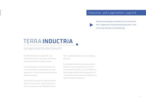 TERRA INDUCTRiA - Produktblatt