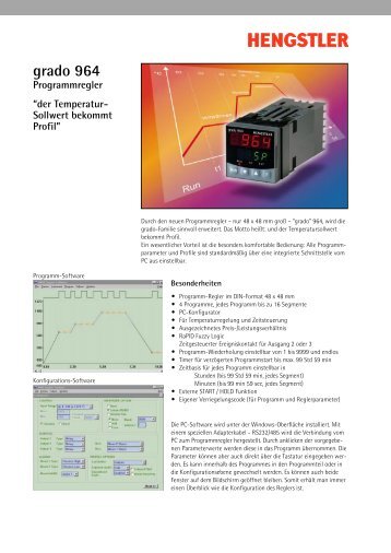 grado 964 Programmregler âder Temperatur- Sollwert ... - Hengstler