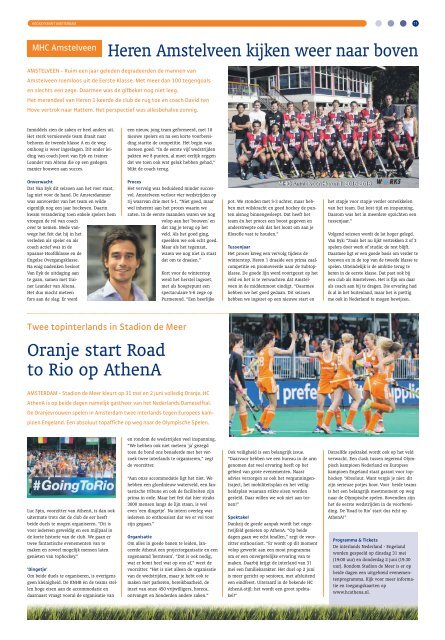 Hockeykrant Amsterdam Voorjaar 2016