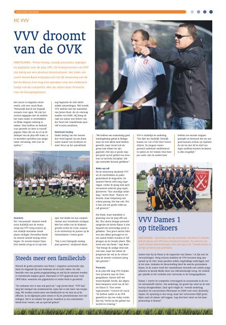 Hockeykrant Amsterdam Voorjaar 2016