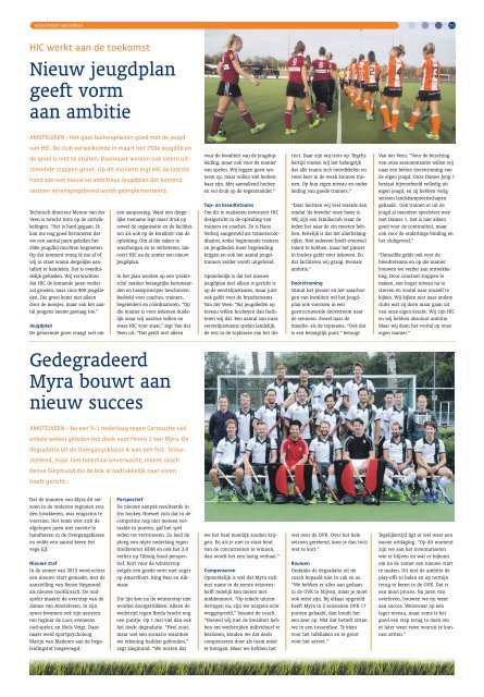 Hockeykrant Amsterdam Voorjaar 2016