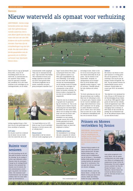 Hockeykrant Amsterdam Voorjaar 2016