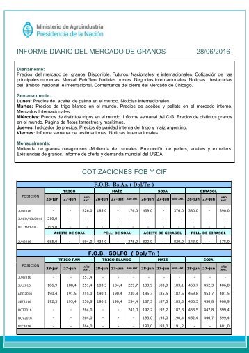 COTIZACIONES FOB Y CIF