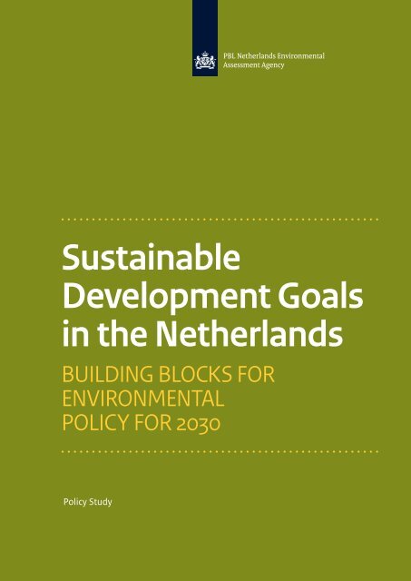 Sustainable Development Goals in the Netherlands