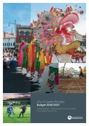 City of Greater Bendigo Budget 2016/2017
