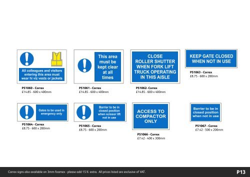 Generic Site Order booklet