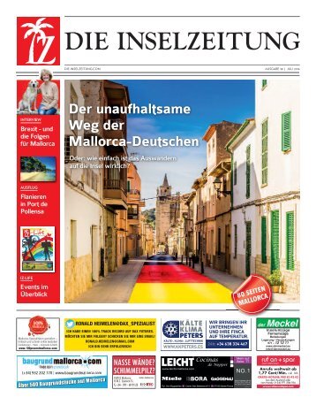 Die Inselzeitung Mallorca Juli 2016
