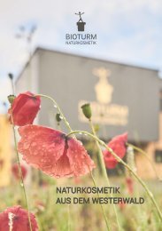 BIOTURM Naturkosmetik - Gesamtkatalog 2023