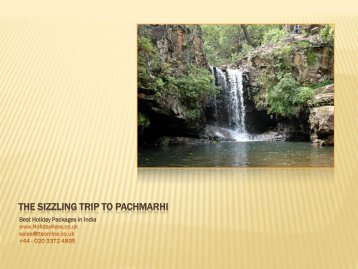 The sizzling trip to Pachmarhi - HolidayKeys.co.uk
