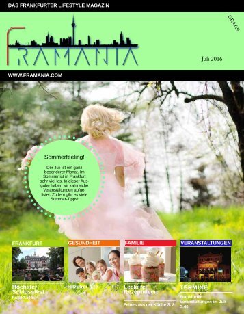 Framania Ausgabe Juli 2016