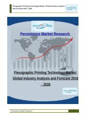 Flexographic Printing Technology Market: Global Industry Analysis and Forecast 2016 - 2026
