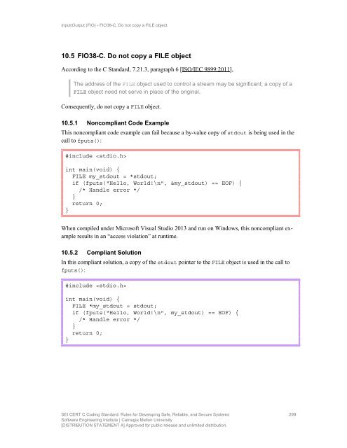 SEI CERT C Coding Standard