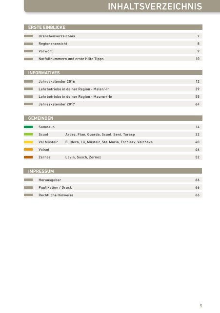 Handwerker und Gewerbeinfo Unterengadin Ausgabe 2