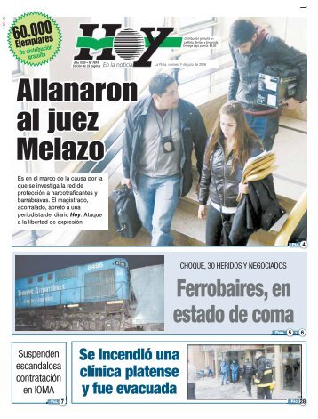 al juez Melazo Allanaron al juez Melazo Allanaron al juez Melazo