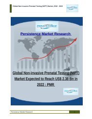 Global Non-invasive Prenatal Testing (NIPT) Market Expected to Reach US$ 2.38 Bn in 2022